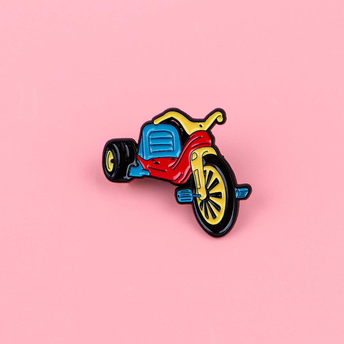 Vintage Items - Retro Bicycle Enamel Pin Vintage Brooch