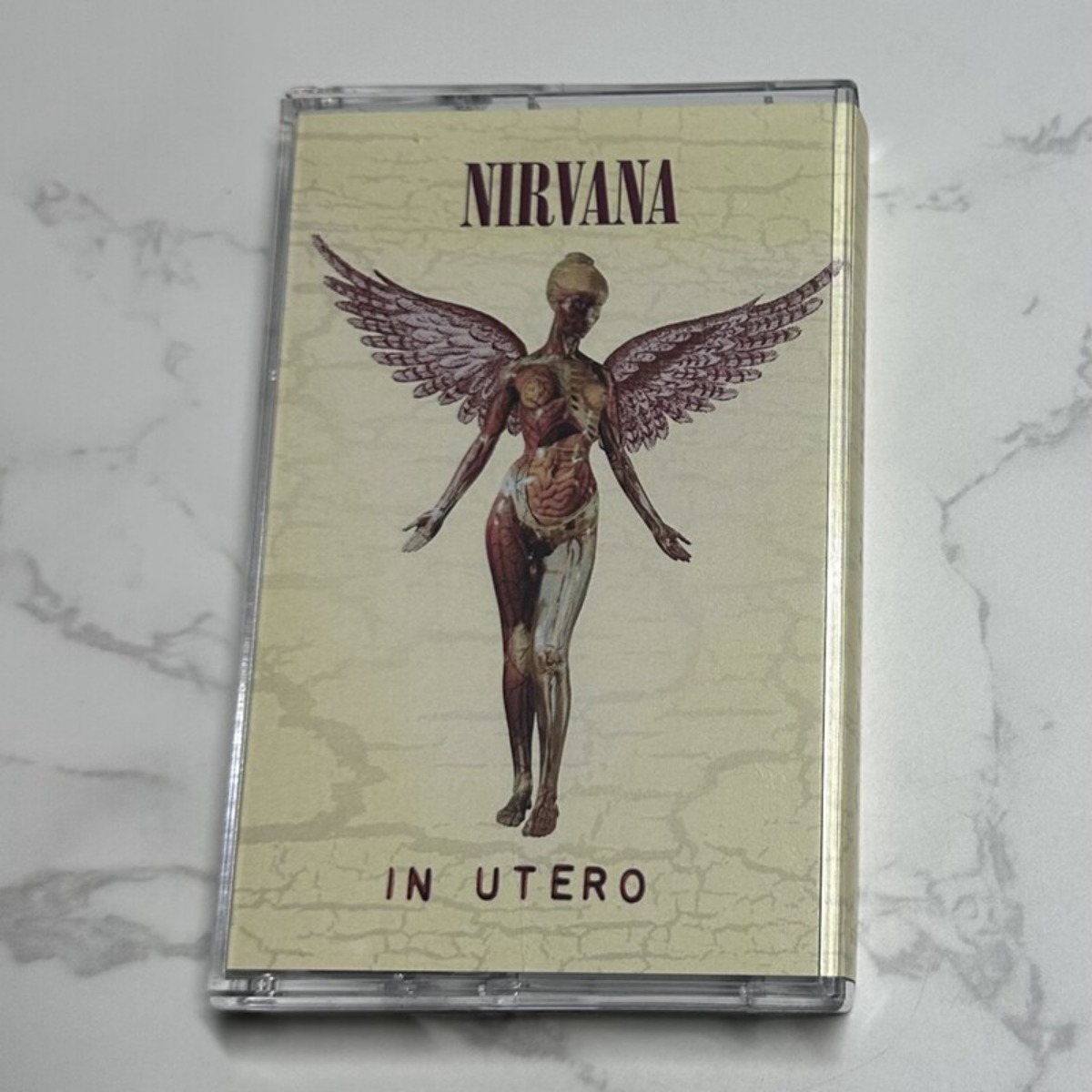 Vintage And Collectible - Nirvana in Utero Cassette Tape Grunge