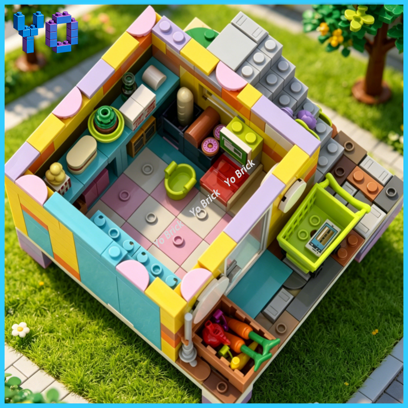 Vintage Collectible Toy Store - Simulated Old Street Grocery Store Building