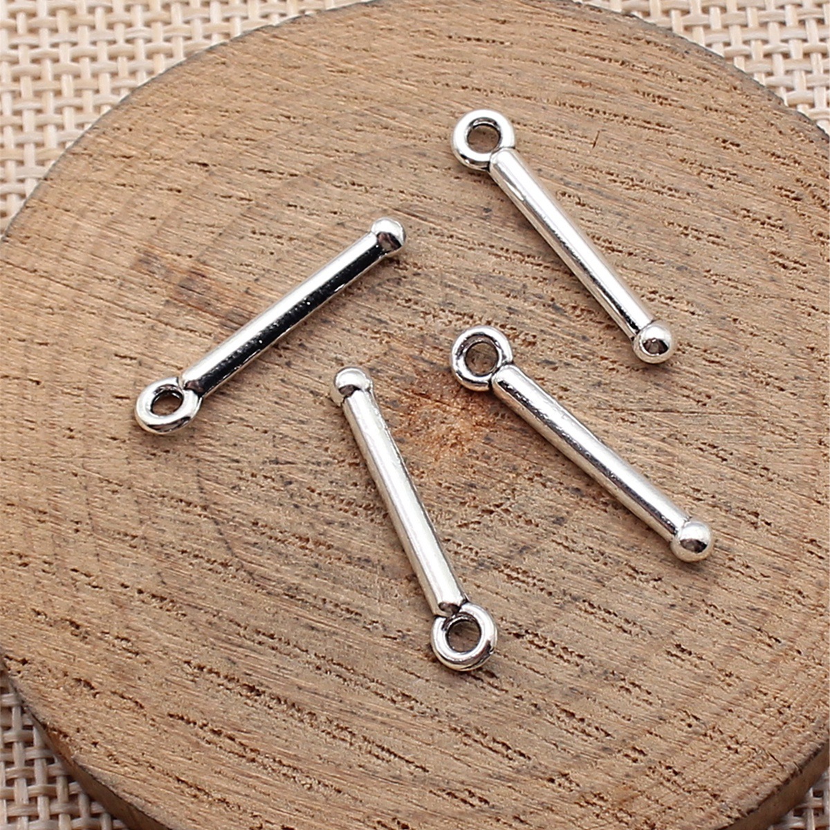 Vintage Collectibles For Sale - 80pcs 22x4.3mm(0.87x0.17inch) Antique Silver Color Drumstick