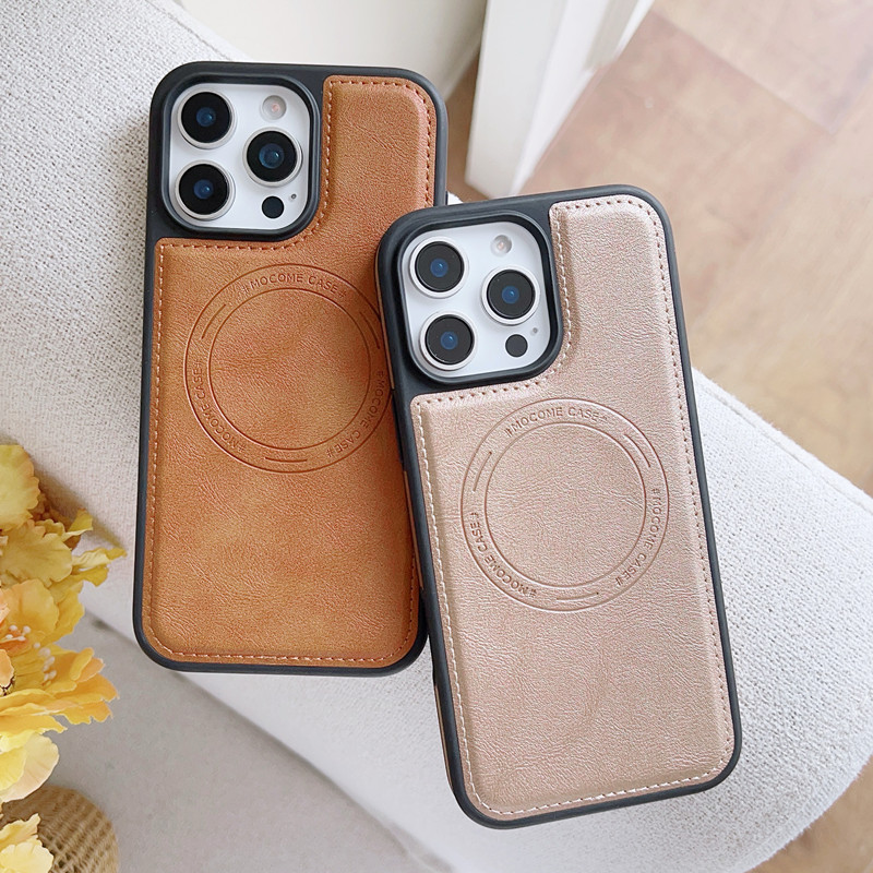 Camera Leather Case - Leather For Magsafe Case For Samsung