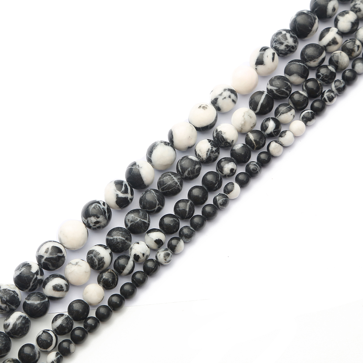 Natural Stone Black And White  – Vintage Collectible Marbles recenzja i cena