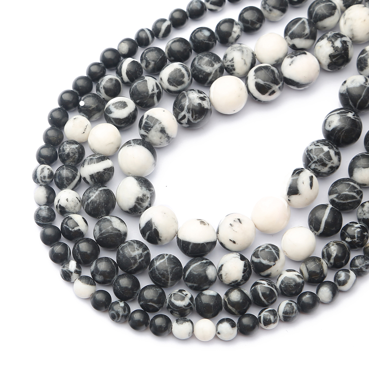 Natural Stone Black And White  – Vintage Collectible Marbles recenzja i cena