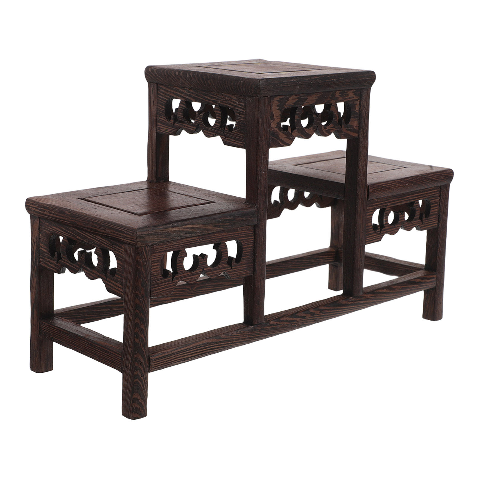 Natural Wood 3 Tier Display Sh – Vintage Items Collection recenzja i cena