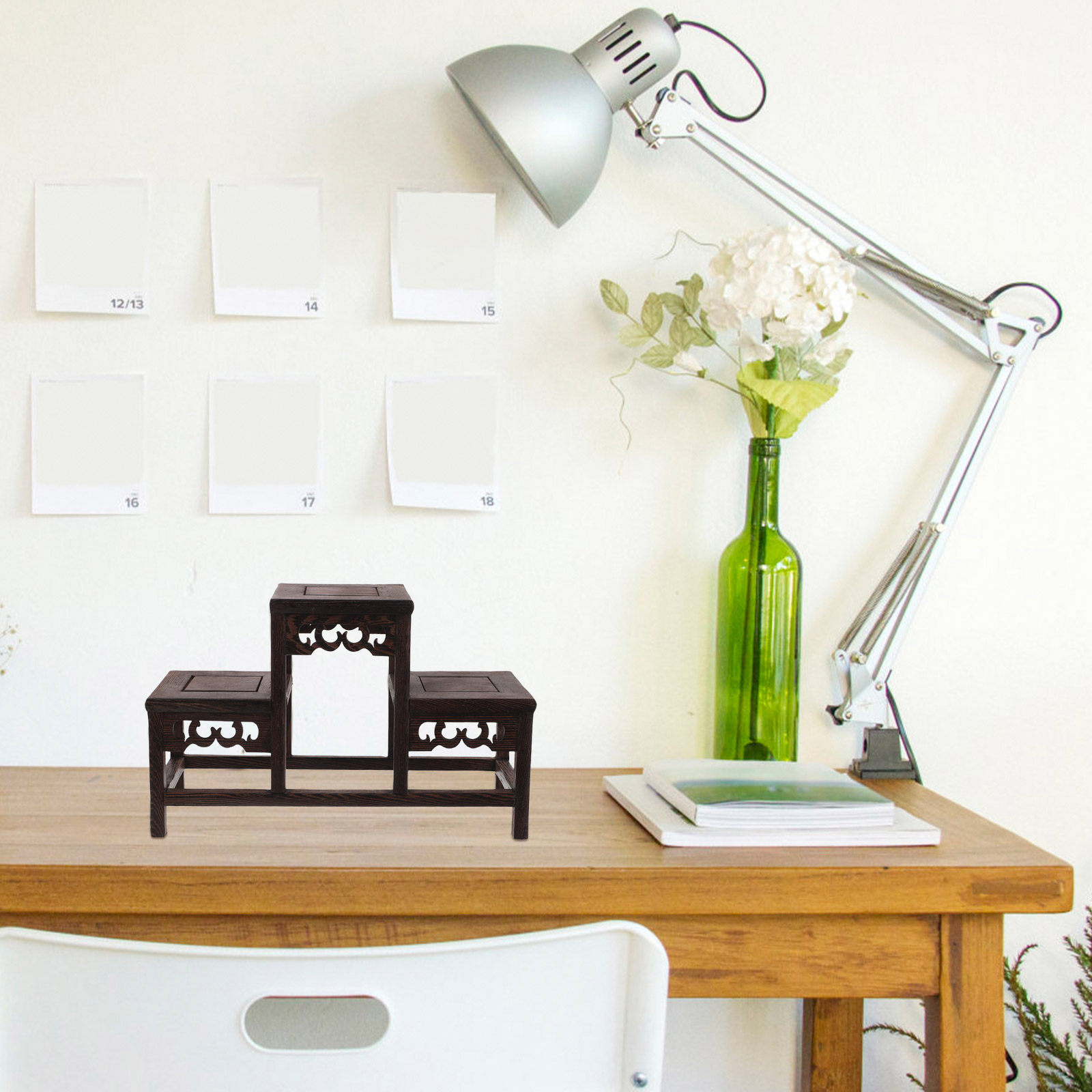 Natural Wood 3 Tier Display Sh – Vintage Items Collection recenzja i cena