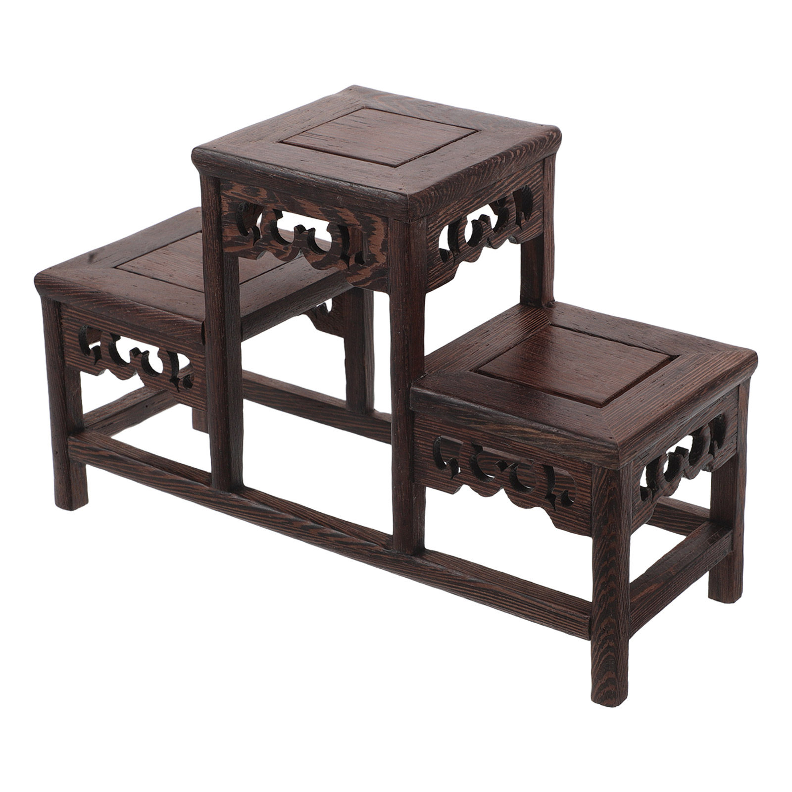 Natural Wood 3 Tier Display Sh – Vintage Items Collection recenzja i cena