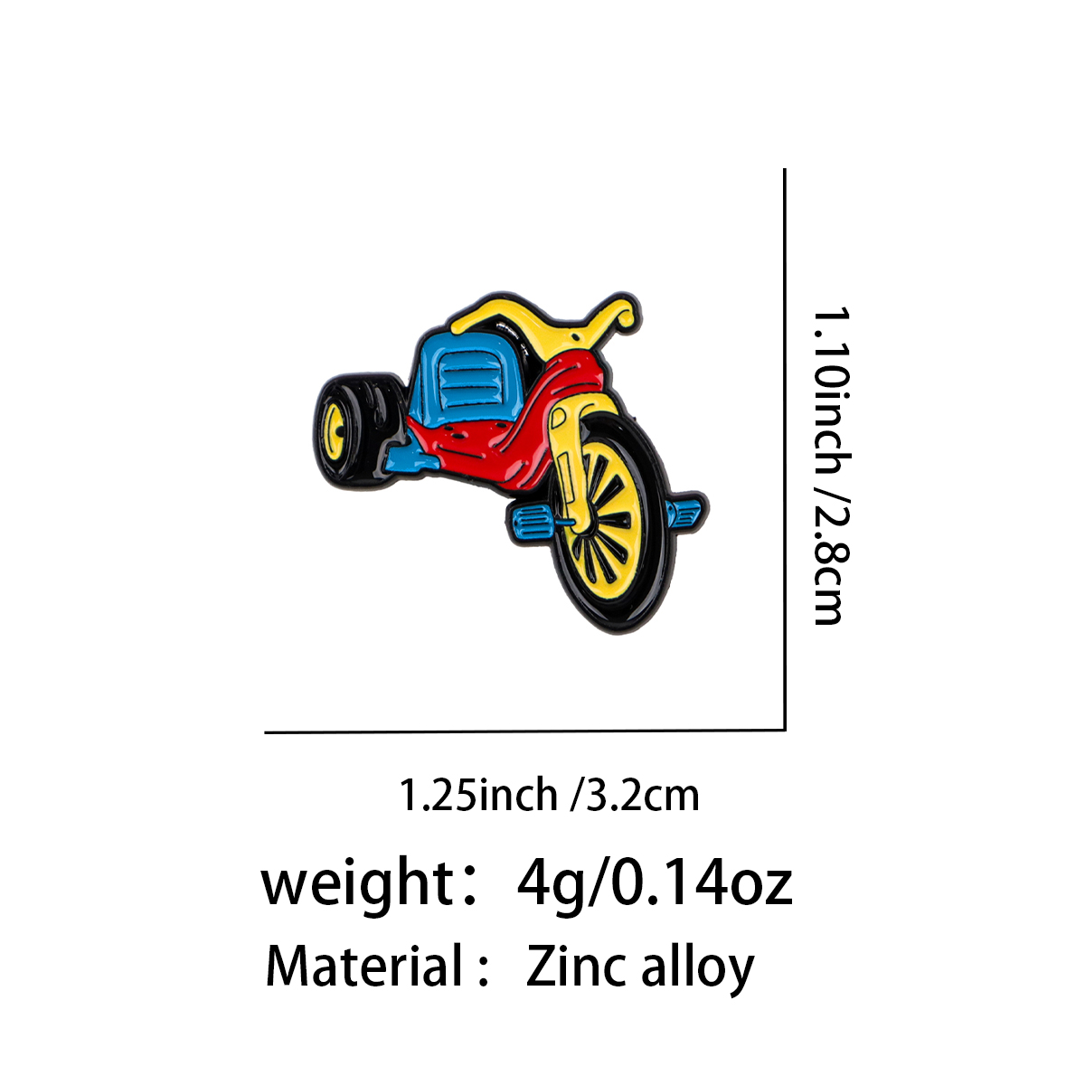 Retro Bicycle Enamel Pin Vinta – Vintage Items recenzja i cena