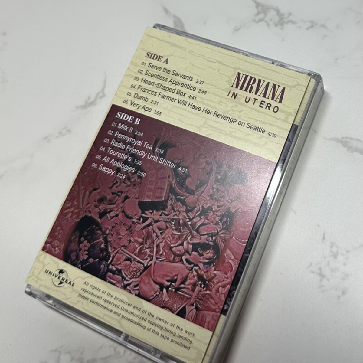 Nirvana in Utero Cassette Tape – Vintage And Collectible recenzja i cena