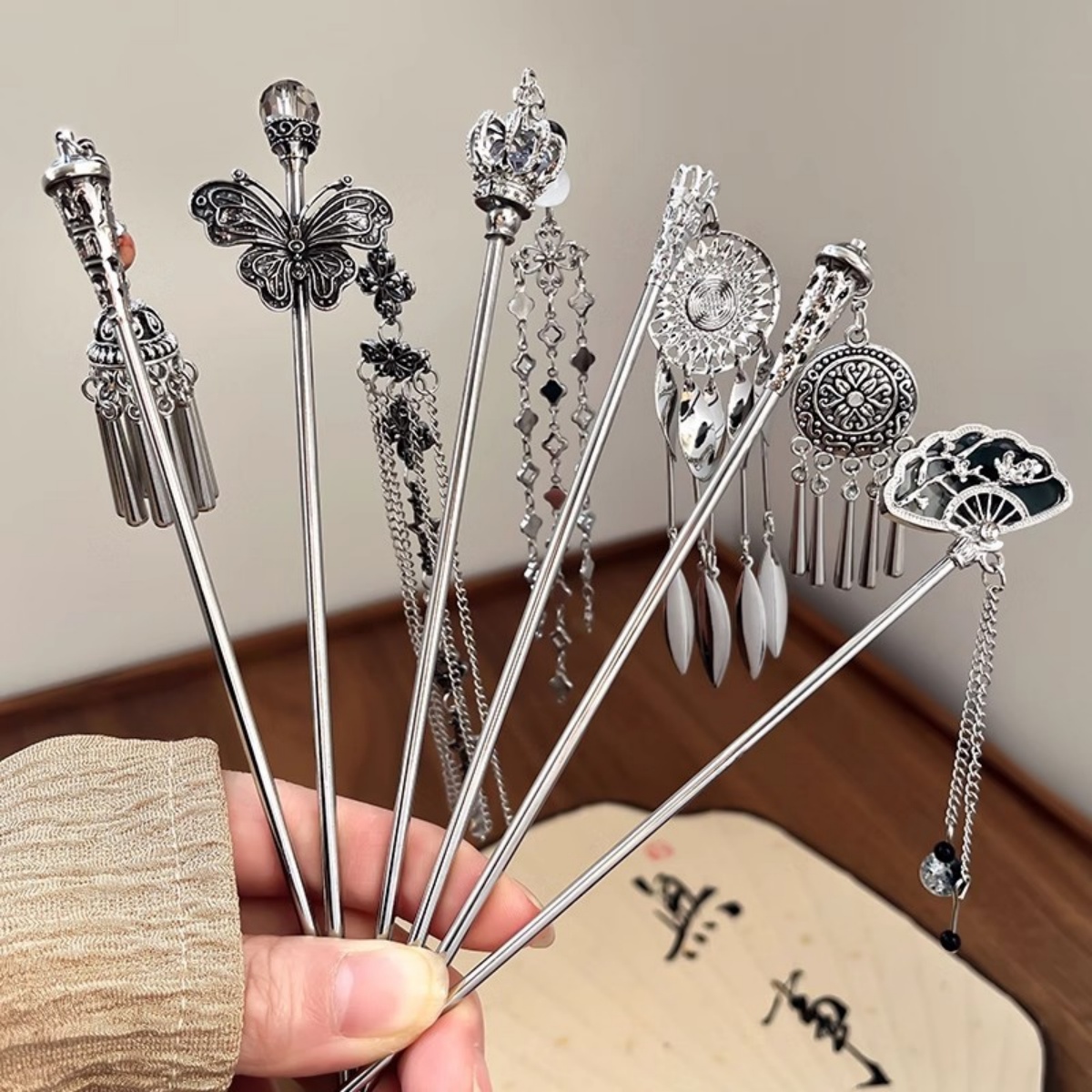 Elegant Women's Hairpin Antiqu – Vintage Collectibles For Sale recenzja i cena