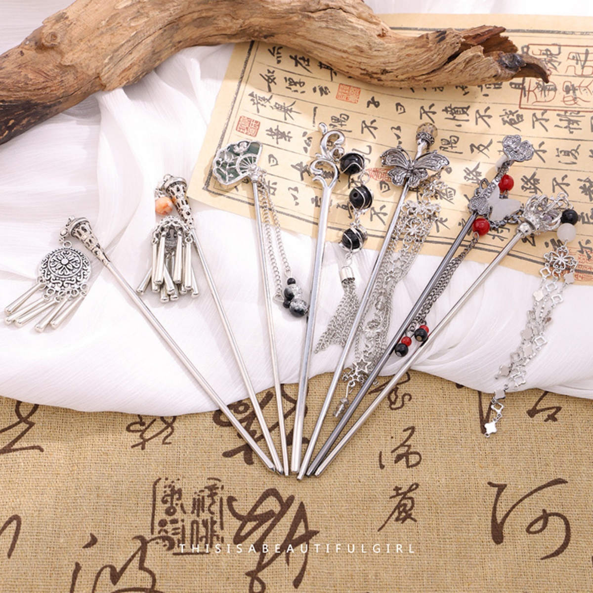 Elegant Women's Hairpin Antiqu – Vintage Collectibles For Sale recenzja i cena