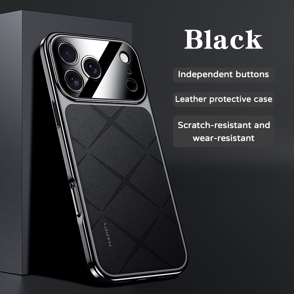Frame Leather Plating For iPho – Camera Leather Case recenzja i cena