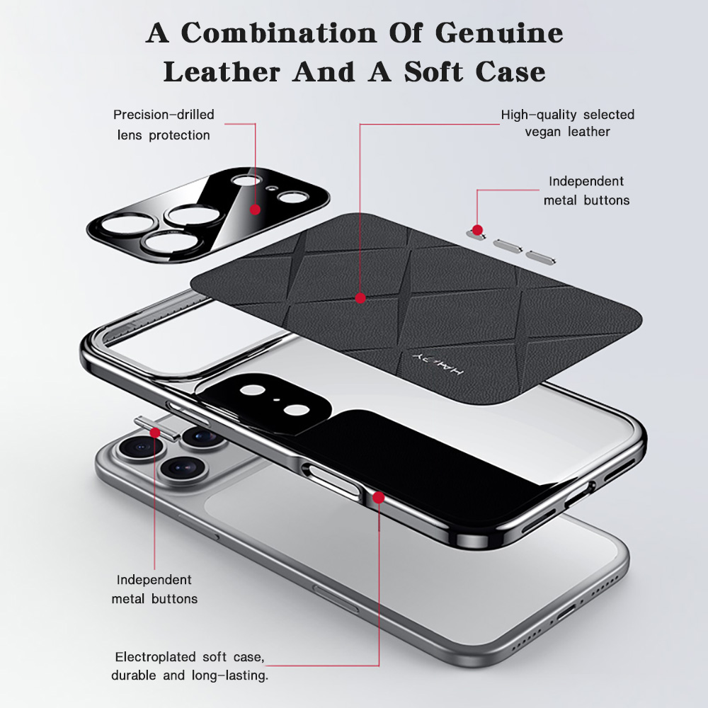 Frame Leather Plating For iPho – Camera Leather Case recenzja i cena