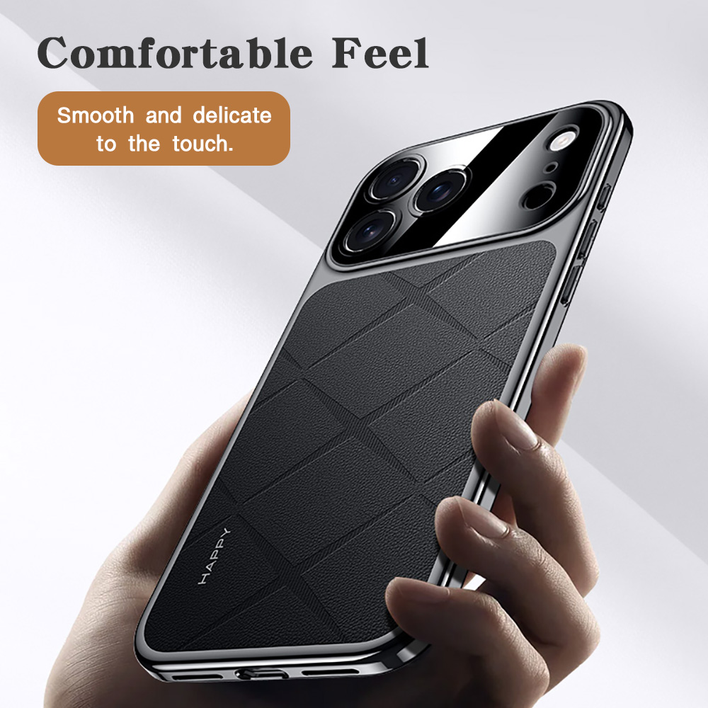 Frame Leather Plating For iPho – Camera Leather Case recenzja i cena