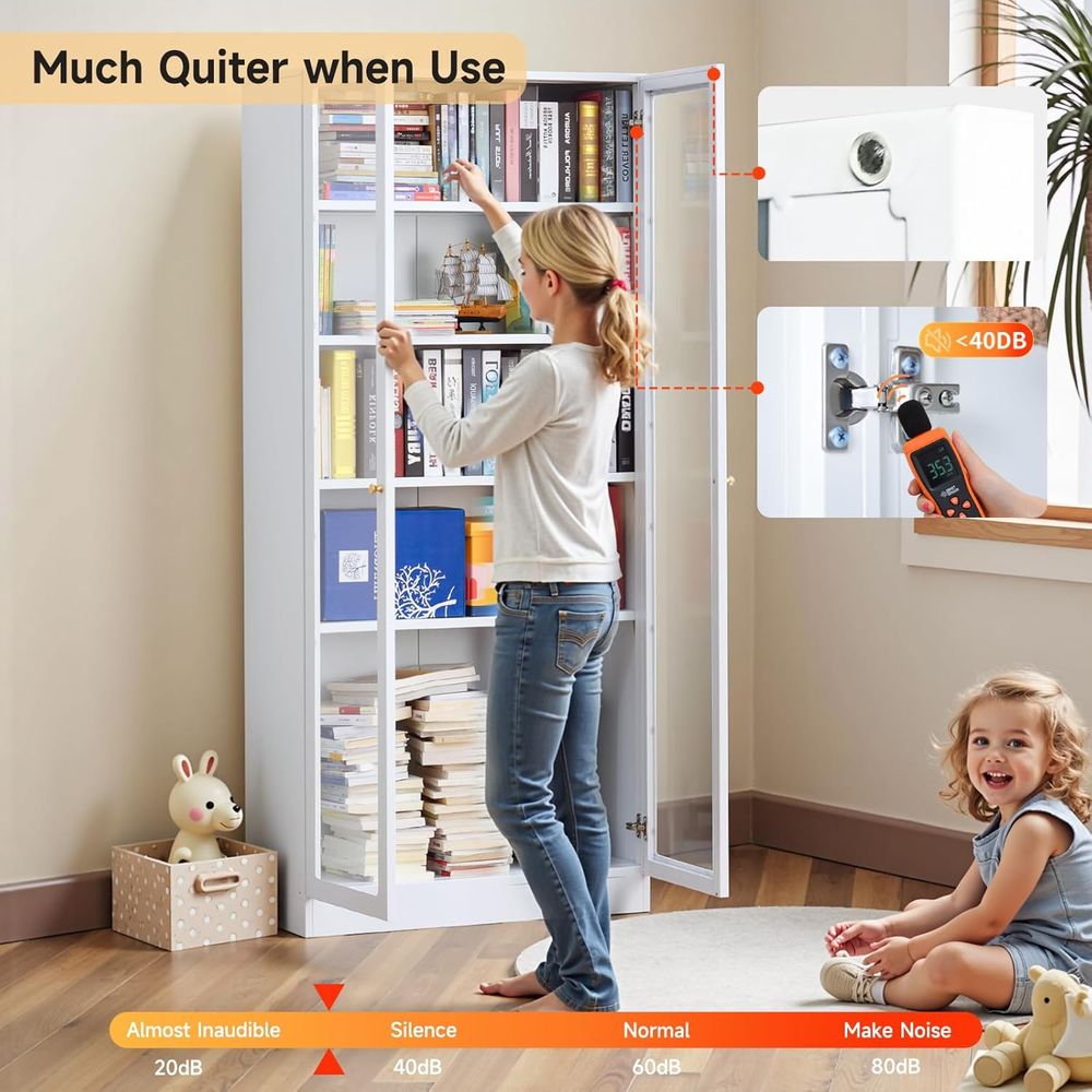 70.87 Tall Metal Bookshelf, 5- – Collectible Collection recenzja i cena