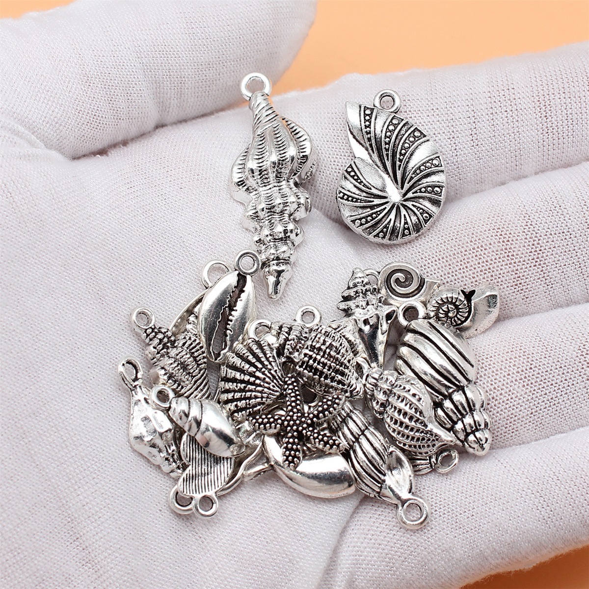 21pcs Antique Silver Color Con – Vintage Collectible Jewelry recenzja i cena