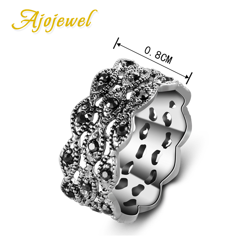Ajojewel 3 Layer Rhinestone Ri – Vintage Items Collection recenzja i cena