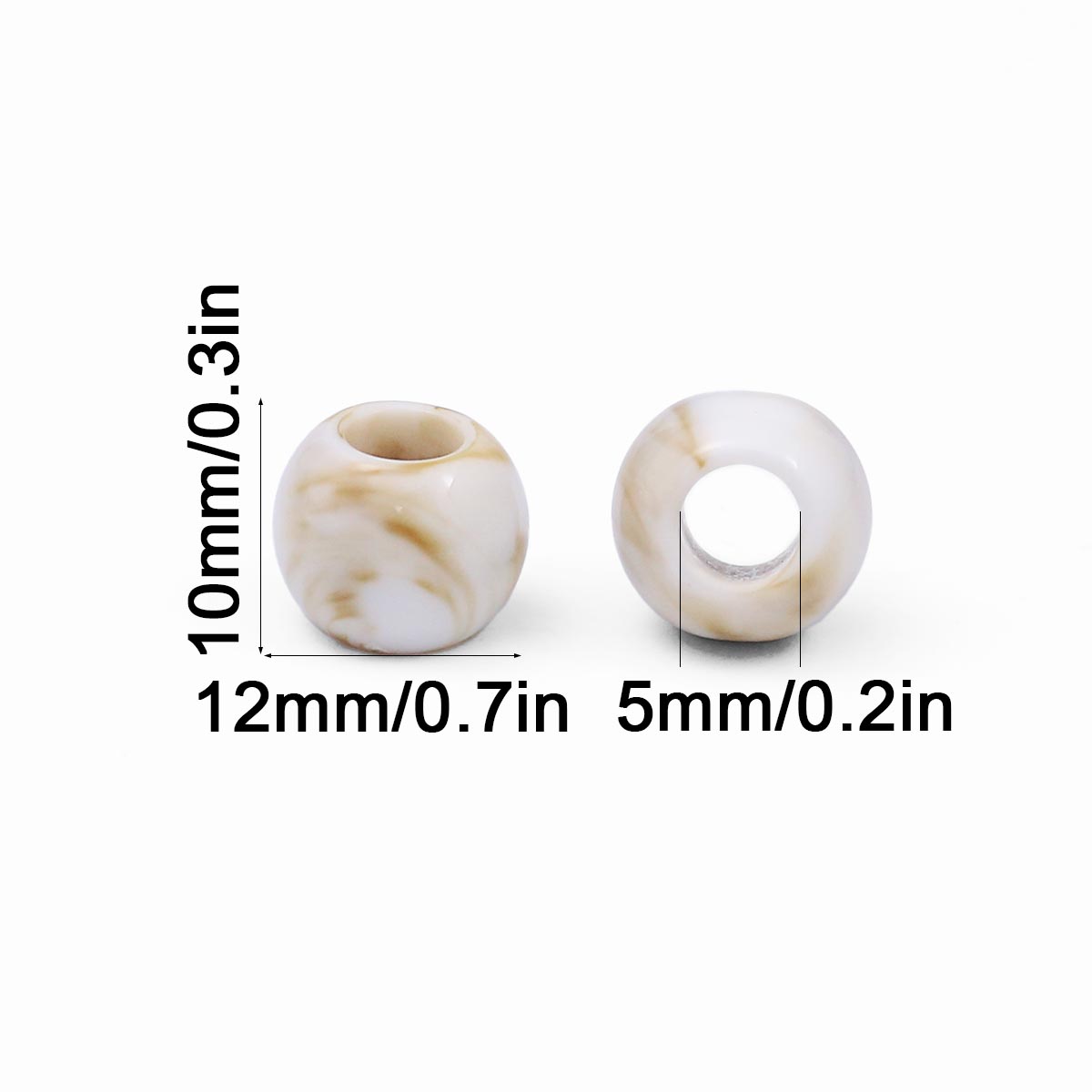 20/40/60pcs 12mm Large Hole Ma – Vintage Collectible Marbles recenzja i cena