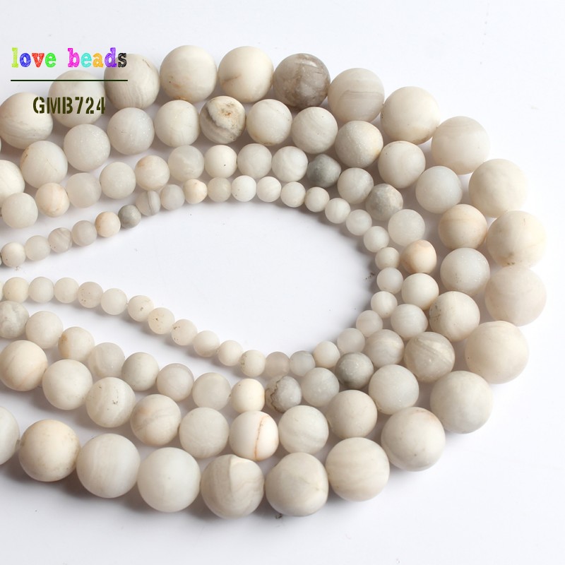 Natural Matte White Chrysocoll – Vintage Collectible Marbles recenzja i cena