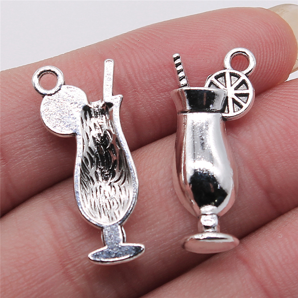 4pcs 12x28mm Antique Silver Co – Vintage Collectibles For Sale recenzja i cena
