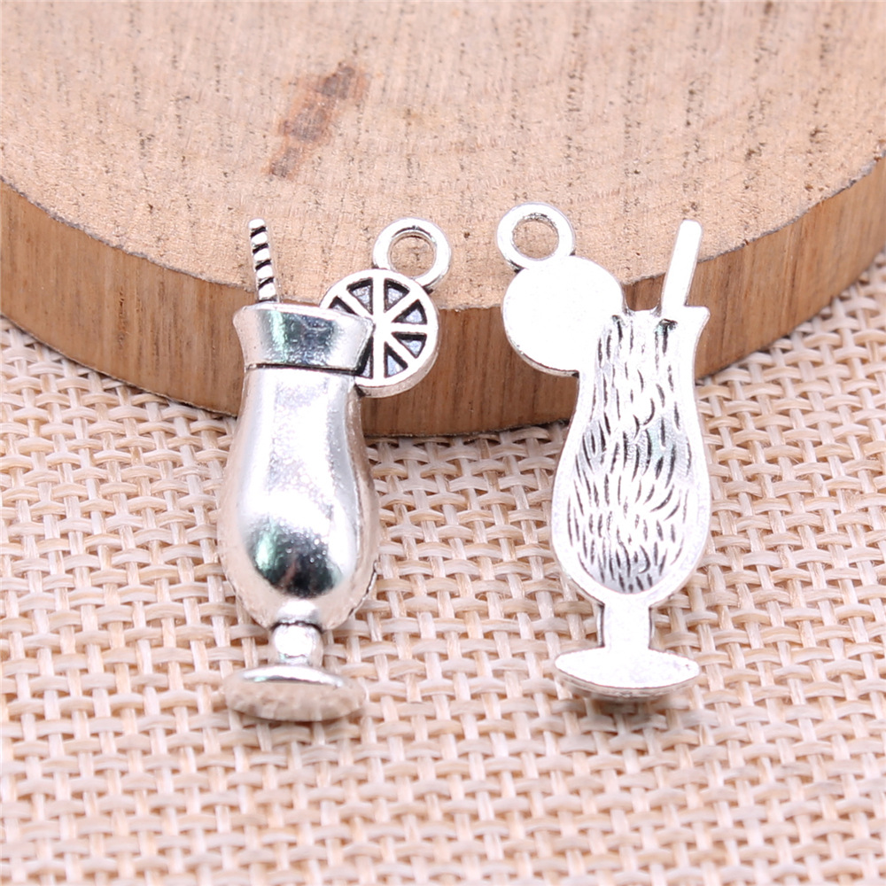 4pcs 12x28mm Antique Silver Co – Vintage Collectibles For Sale recenzja i cena
