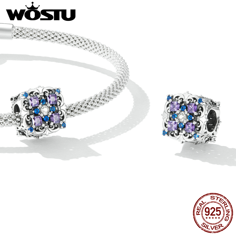 WOSTU 925 Sterling Silver Colo – Vintage Collectible Jewelry recenzja i cena