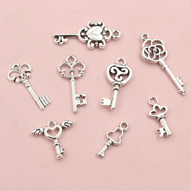 50pcs Vintage Small Key Charms – Vintage Collectibles For Sale recenzja i cena