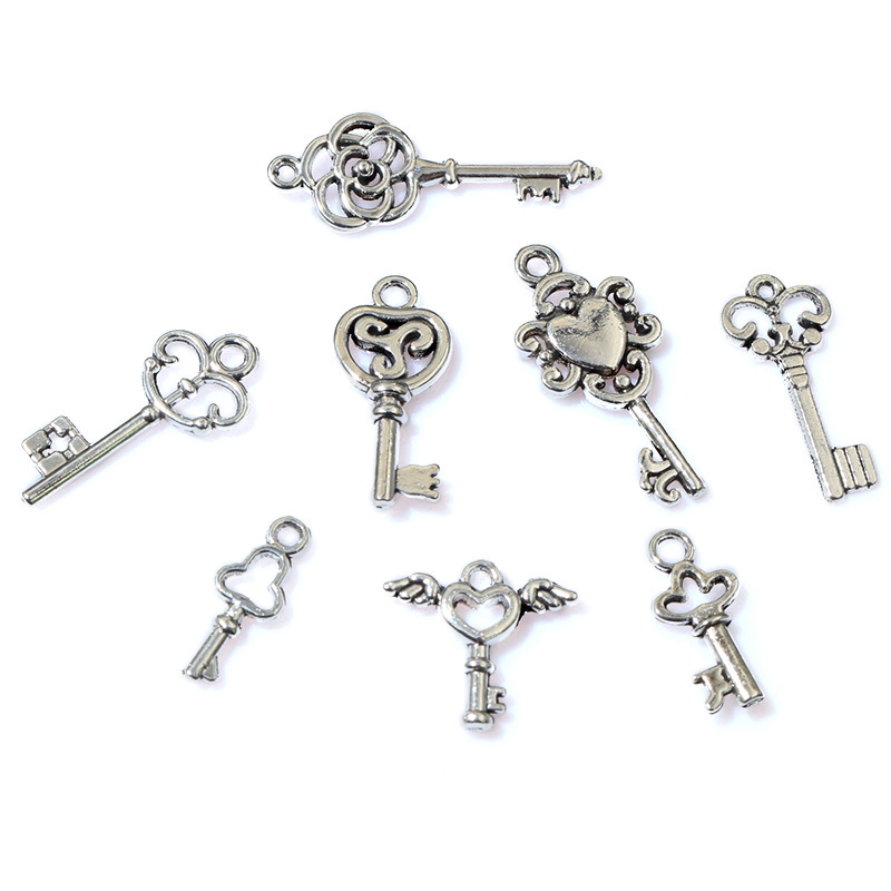 50pcs Vintage Small Key Charms – Vintage Collectibles For Sale recenzja i cena