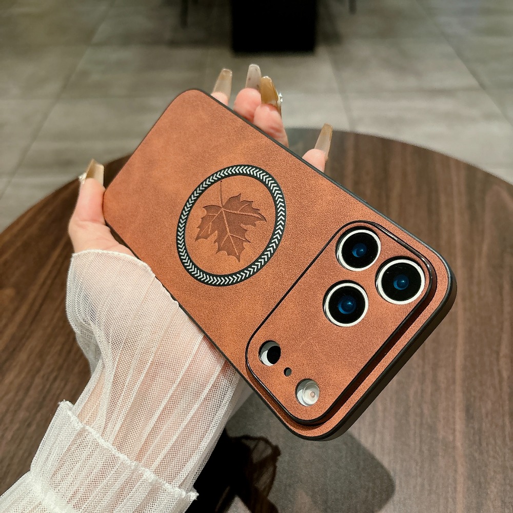 Magnetic Leather Case for iPho – Camera Leather Case recenzja i cena