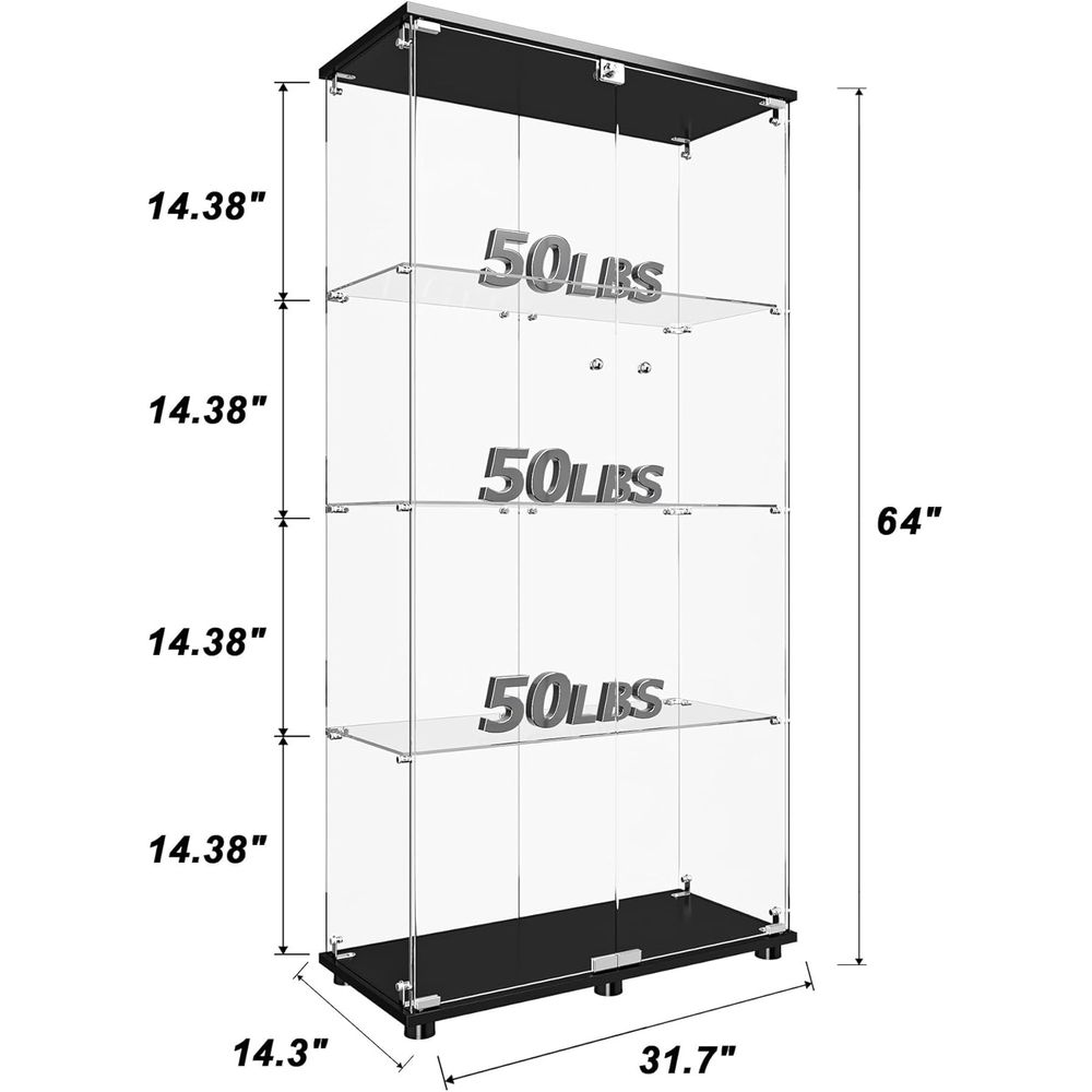 Double Door Glass Display Cabi – Collectible Collection recenzja i cena