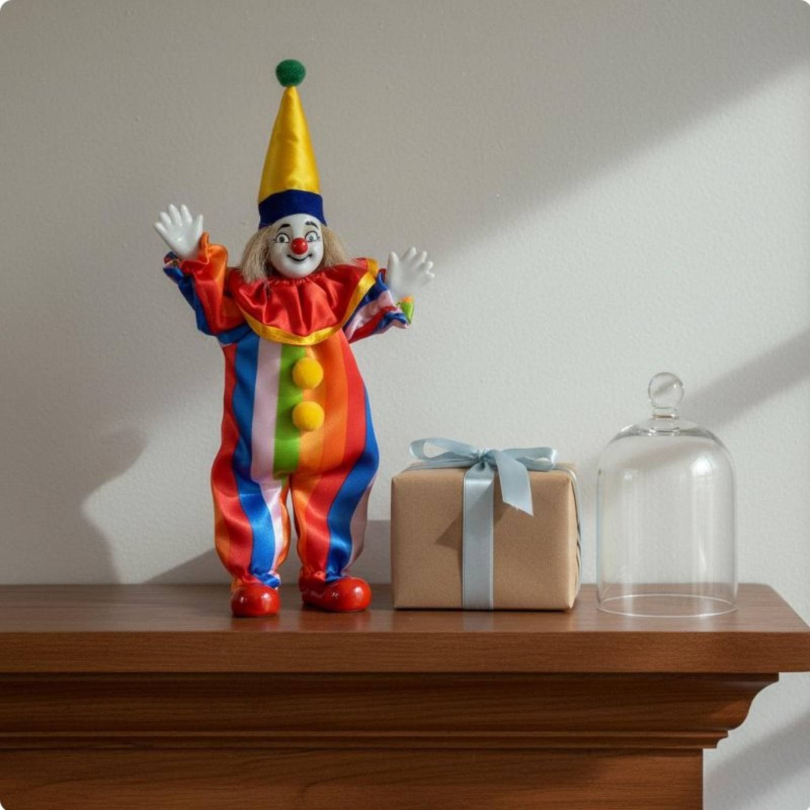 Vintage Porcelain Clown Doll D – Vintage And Collectible recenzja i cena