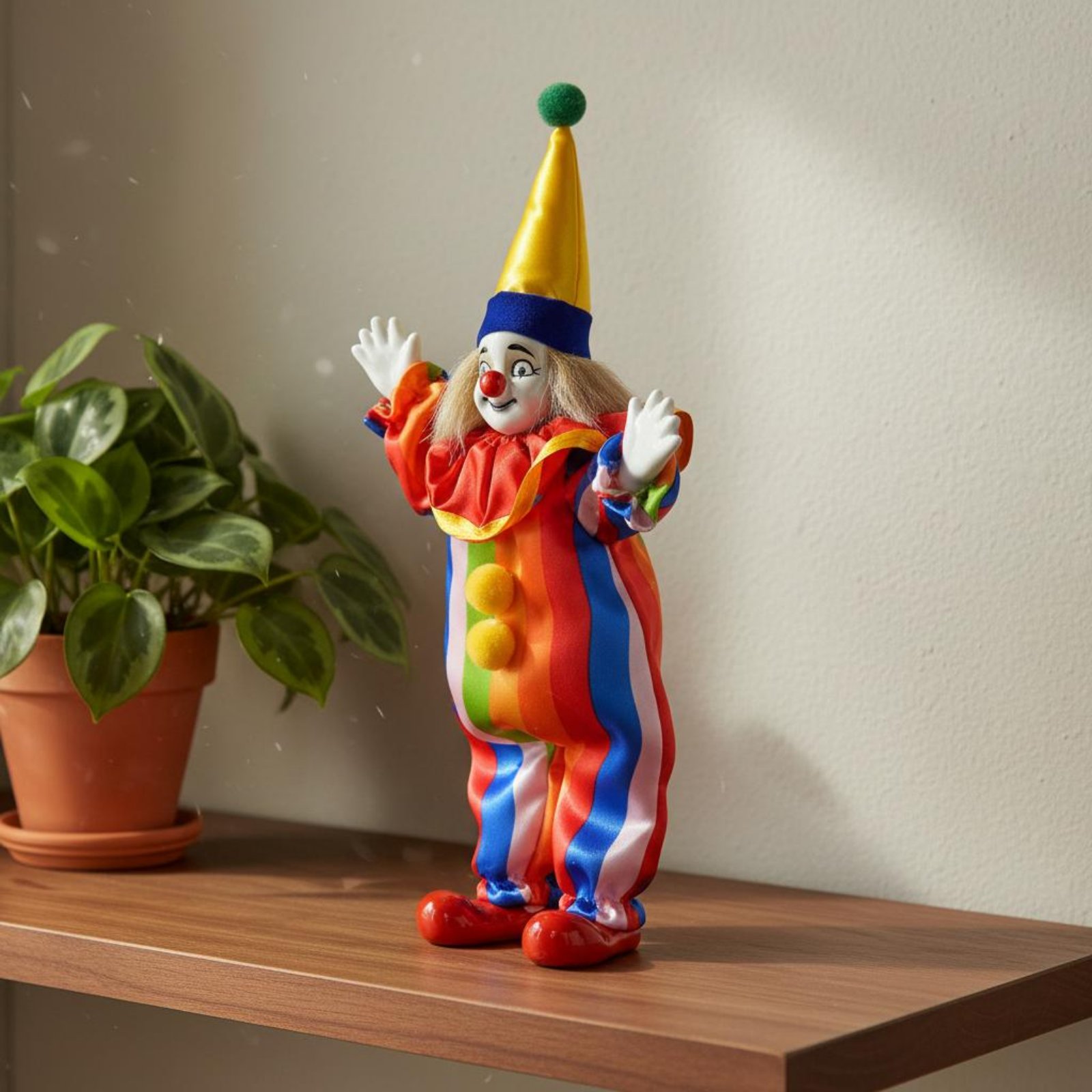 Vintage Porcelain Clown Doll D – Vintage And Collectible recenzja i cena