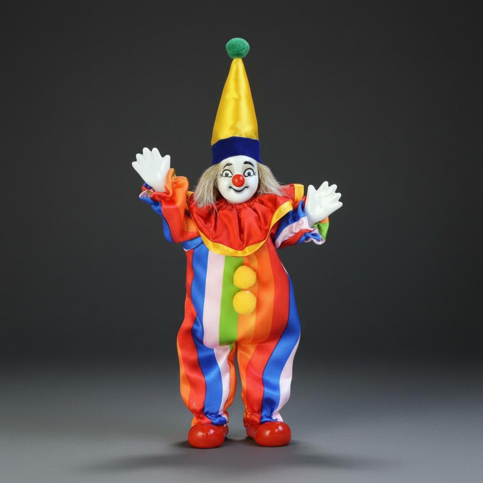 Vintage Porcelain Clown Doll D – Vintage And Collectible recenzja i cena