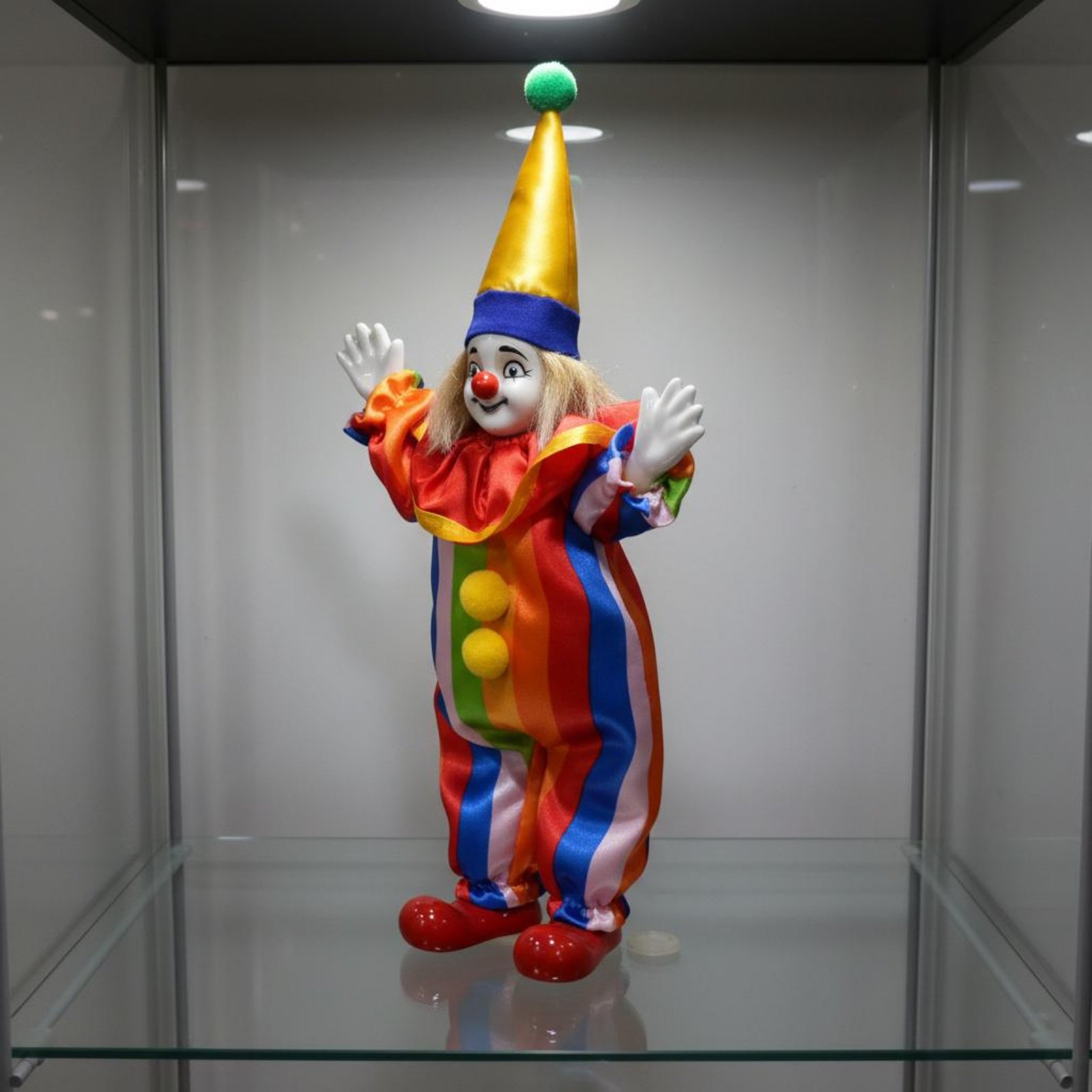 Vintage Porcelain Clown Doll D – Vintage And Collectible recenzja i cena