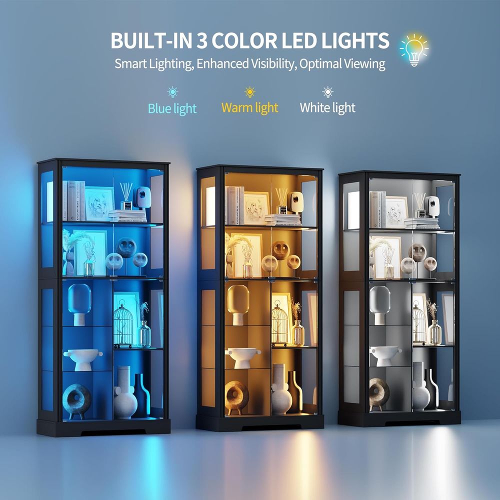 71 Illuminated Glass Curio Cab – Collectible Collection recenzja i cena