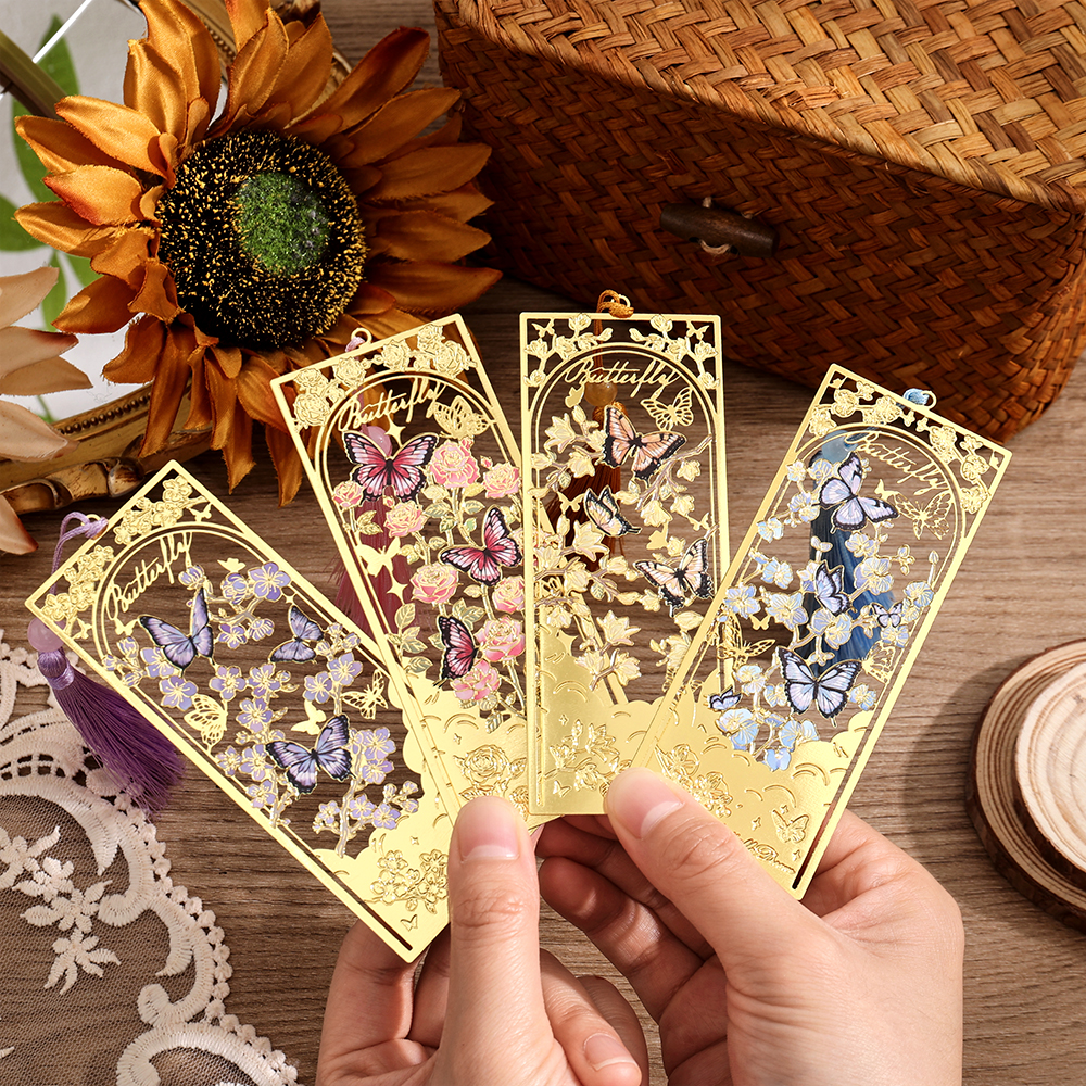 2 Pcs Butterfly Bookmarks With – Vintage Collectibles recenzja i cena