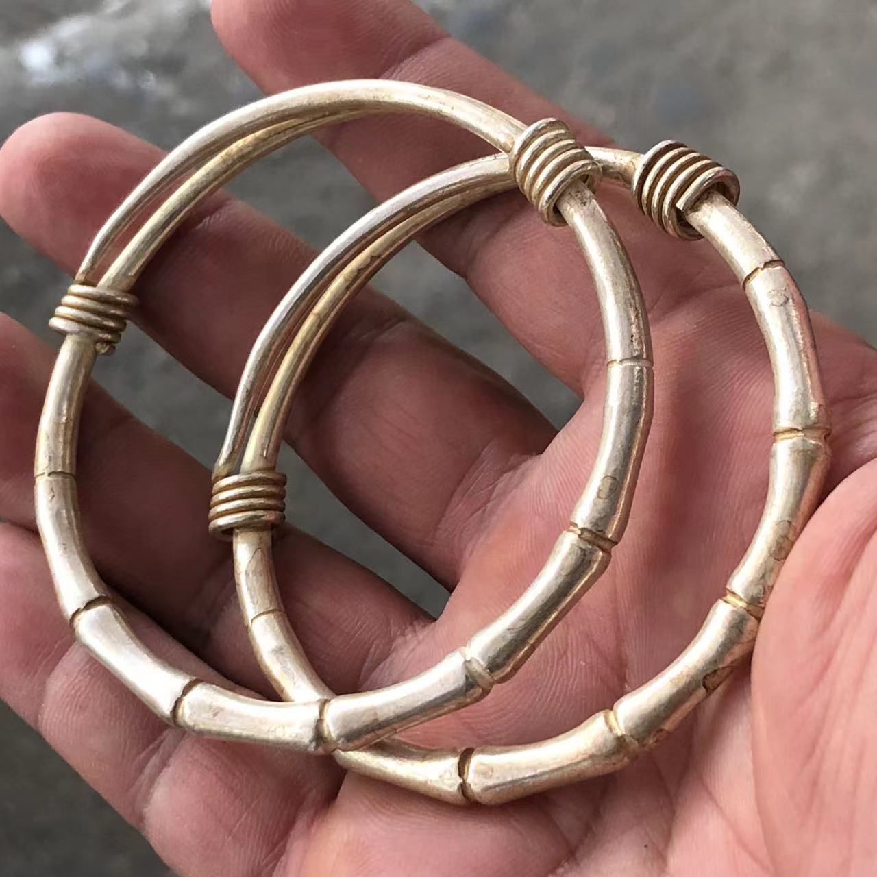 Vintage White Copper Plated Si – Vintage Collectible Jewelry recenzja i cena
