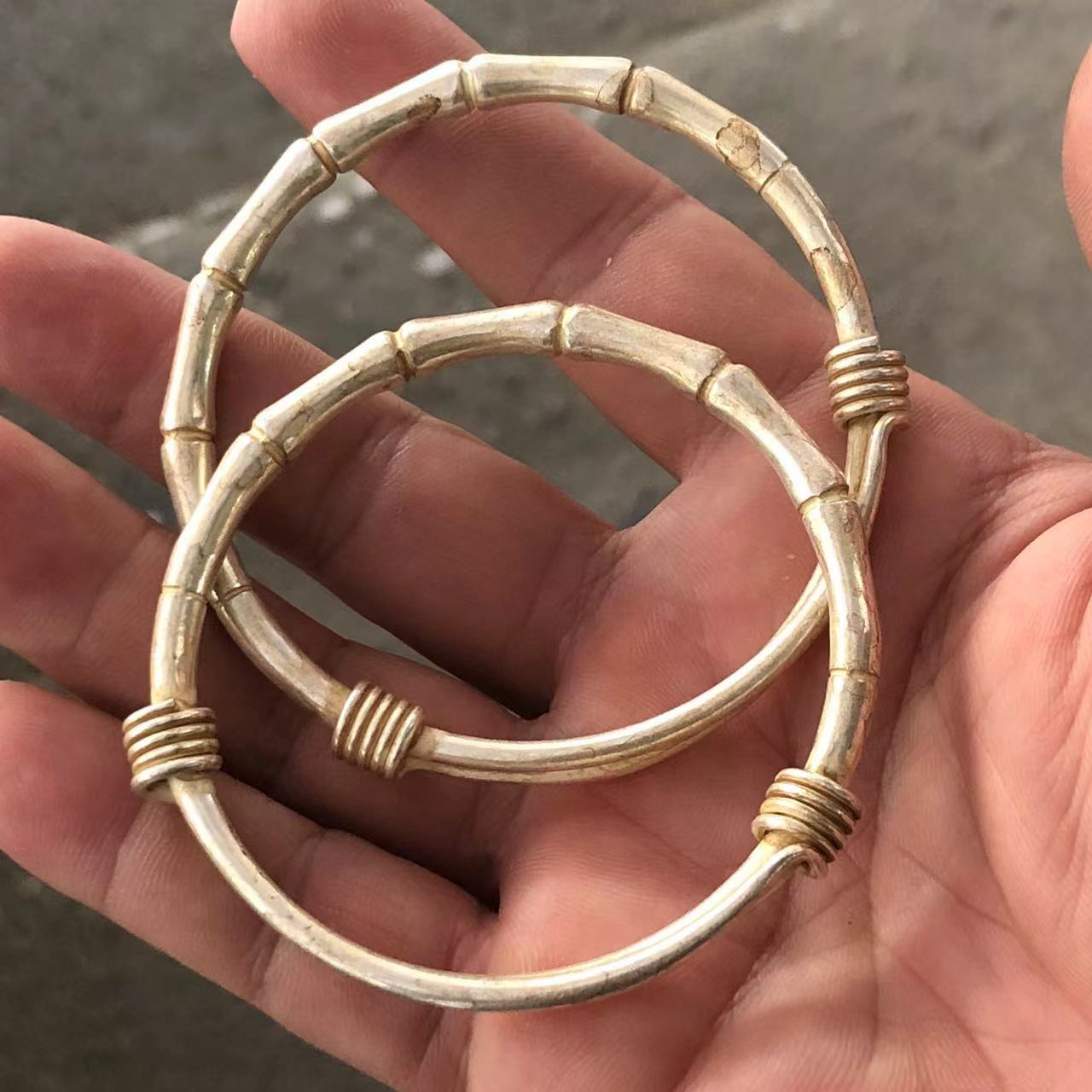 Vintage White Copper Plated Si – Vintage Collectible Jewelry recenzja i cena
