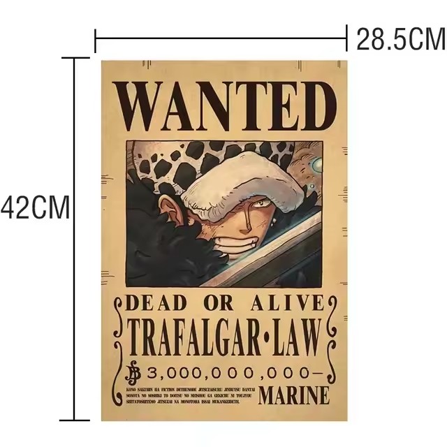 Anime One Piece Bounty Wanted  – Vintage Toy Collector recenzja i cena