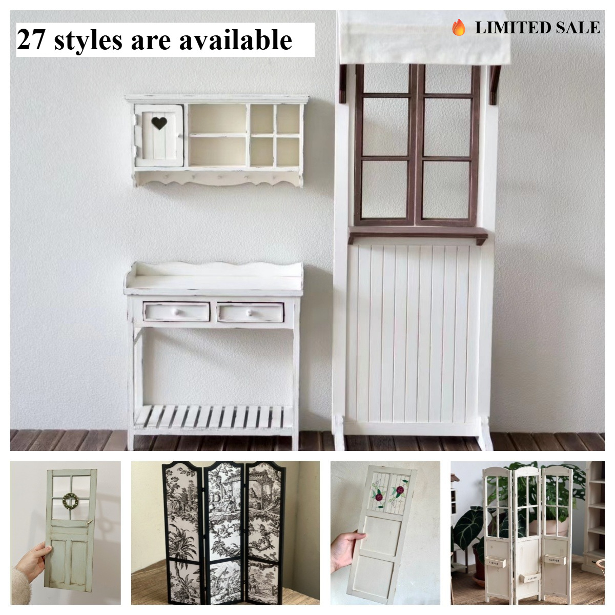 Rustic Miniature Room Divider  – Vintage Toy Collector recenzja i cena