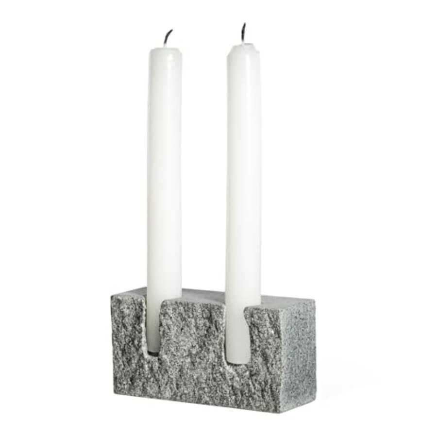 Marble Candle Holder, 2 Holes  – Vintage Collectible Marbles recenzja i cena