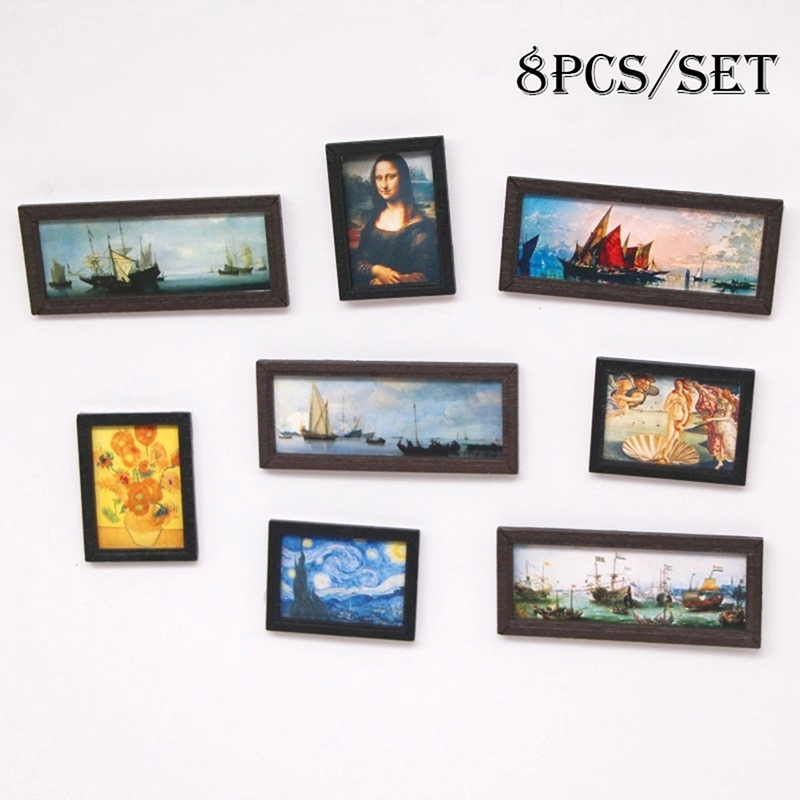 8Pcs/Set 1:12 Dollhouse Miniat – Vintage Toy Collector recenzja i cena