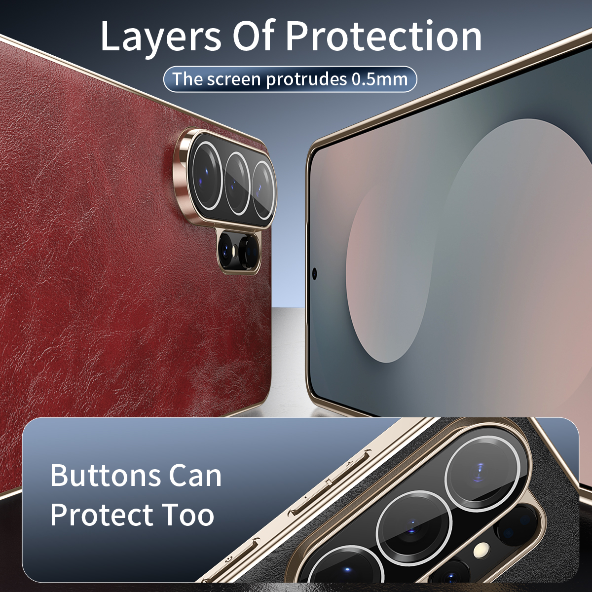 Luxury Business Oil-Wax Textur – Camera Leather Case recenzja i cena