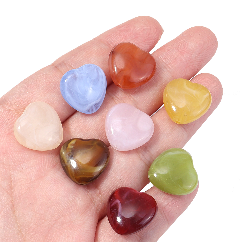 30pcs/lot Heart Shape Acrylic  – Vintage Collectible Marbles recenzja i cena