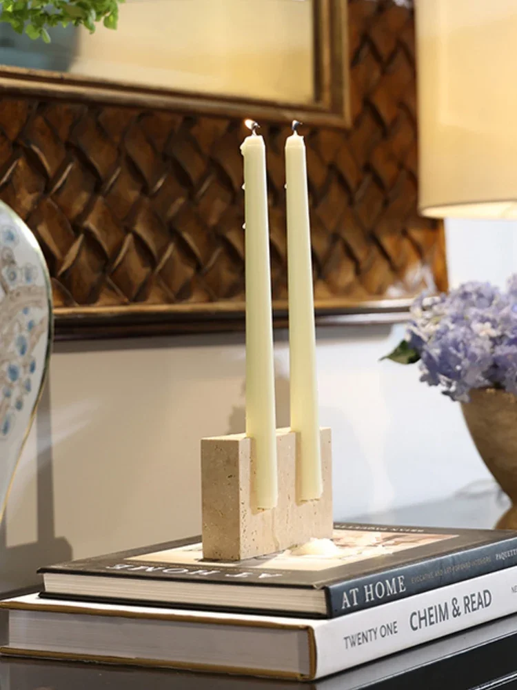 2 Holes Marble Candlestick Hol – Vintage Collectible Marbles recenzja i cena