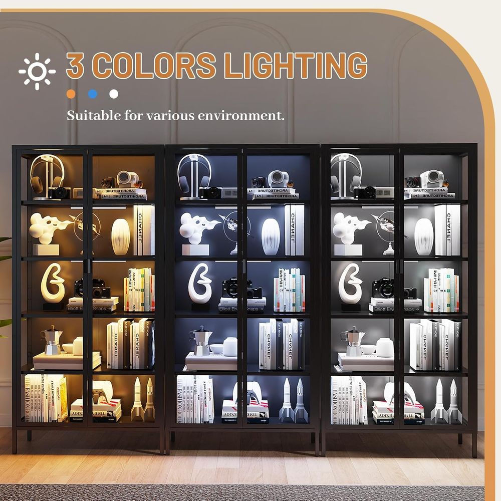 71-Inch Tall Glass Display Cab – Collectible Collection recenzja i cena