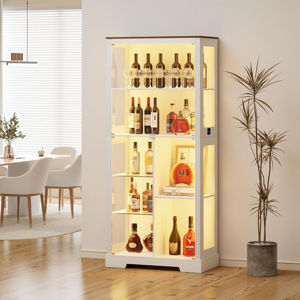 7-Tier Glass Display Cabinet w – Collectible Collection recenzja i cena