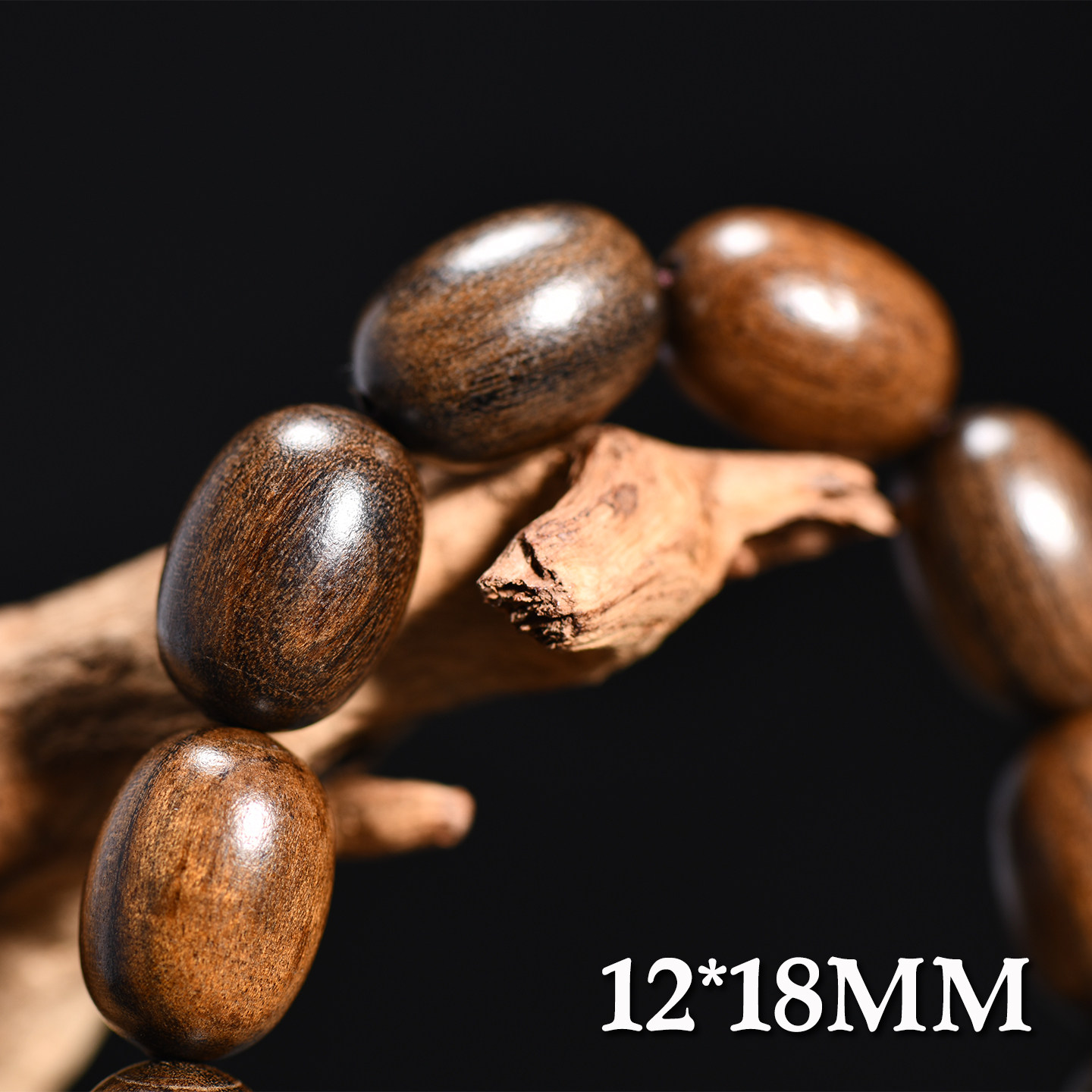 Vintage Ebony Wood Barrel Bead – Vintage Collectible Jewelry recenzja i cena