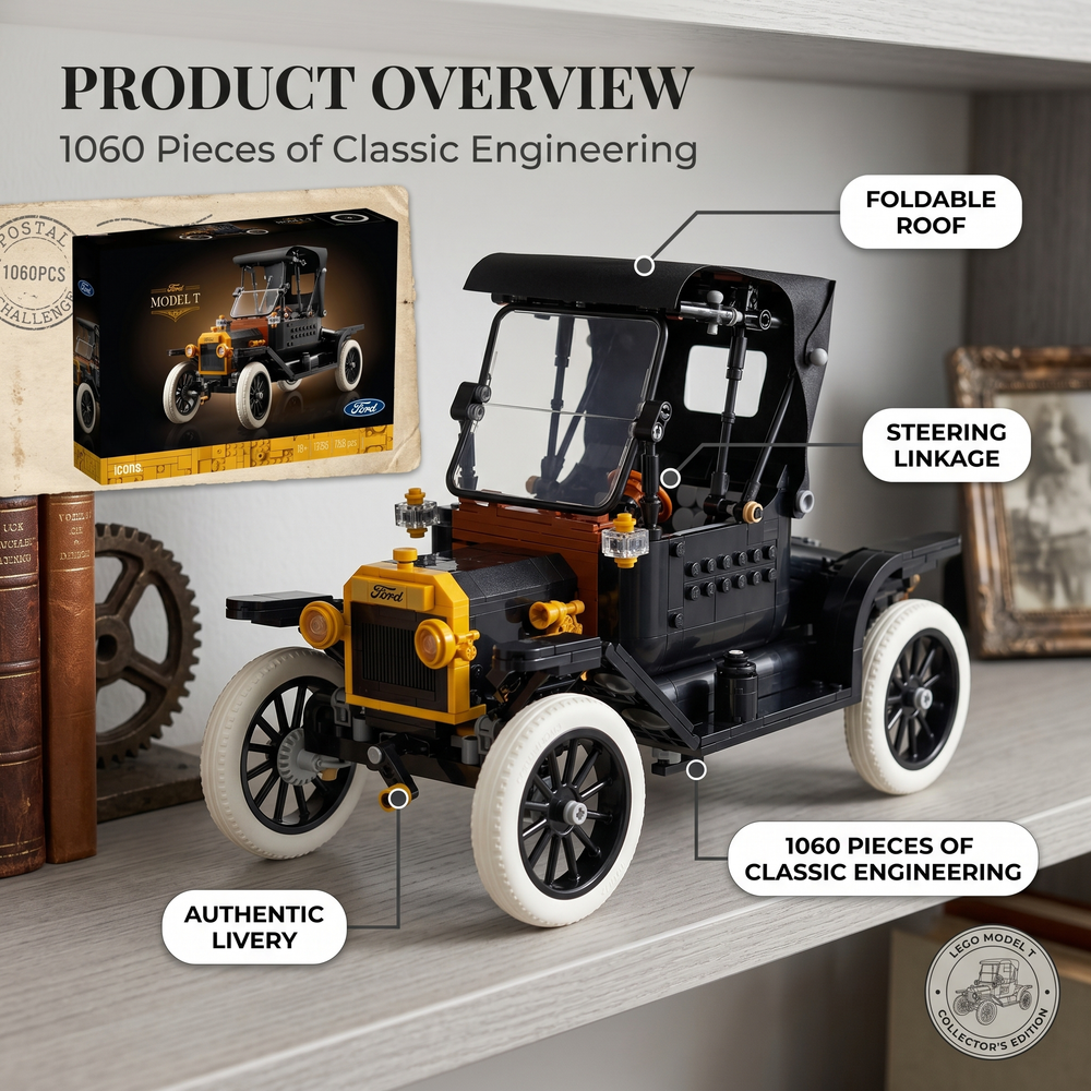 Hot 1060pcs Vintage Model T Ca – Vintage Toy Collector recenzja i cena
