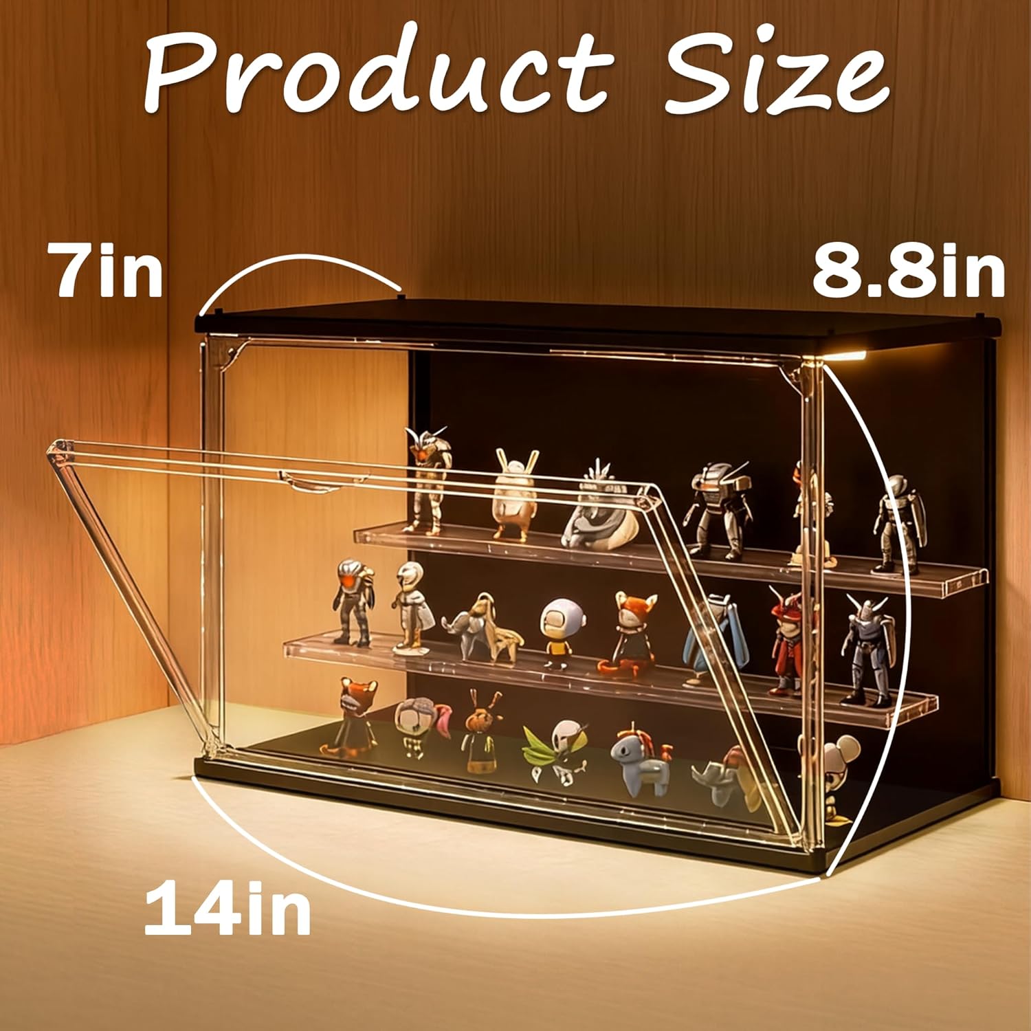3-Tier Stackable LED Display C – Collectible Collection recenzja i cena