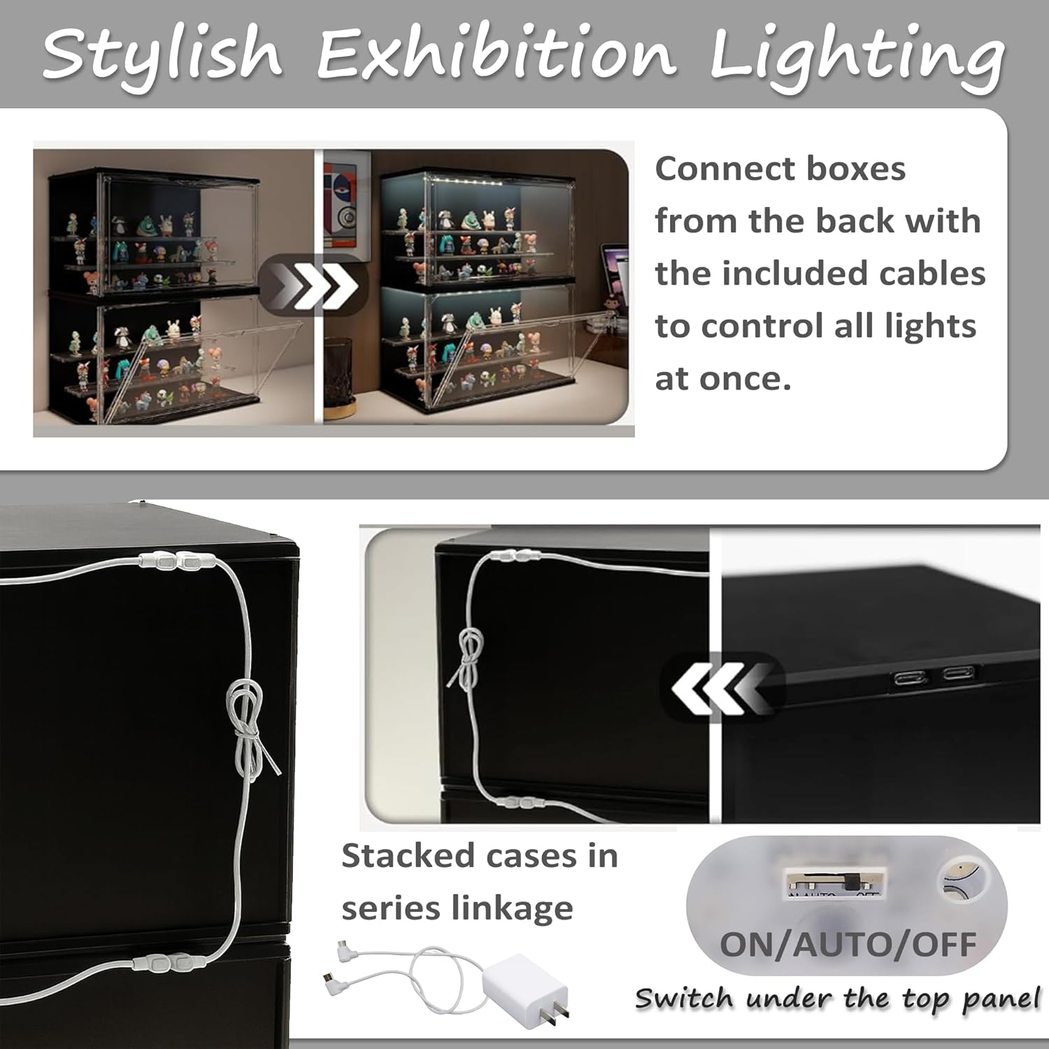 3-Tier Stackable LED Display C – Collectible Collection recenzja i cena